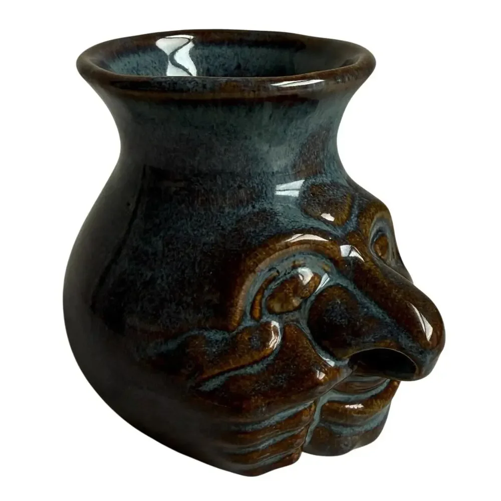Vintage Aaargh Designs “Booger Boy” Ceramic Egg Separator 2002
